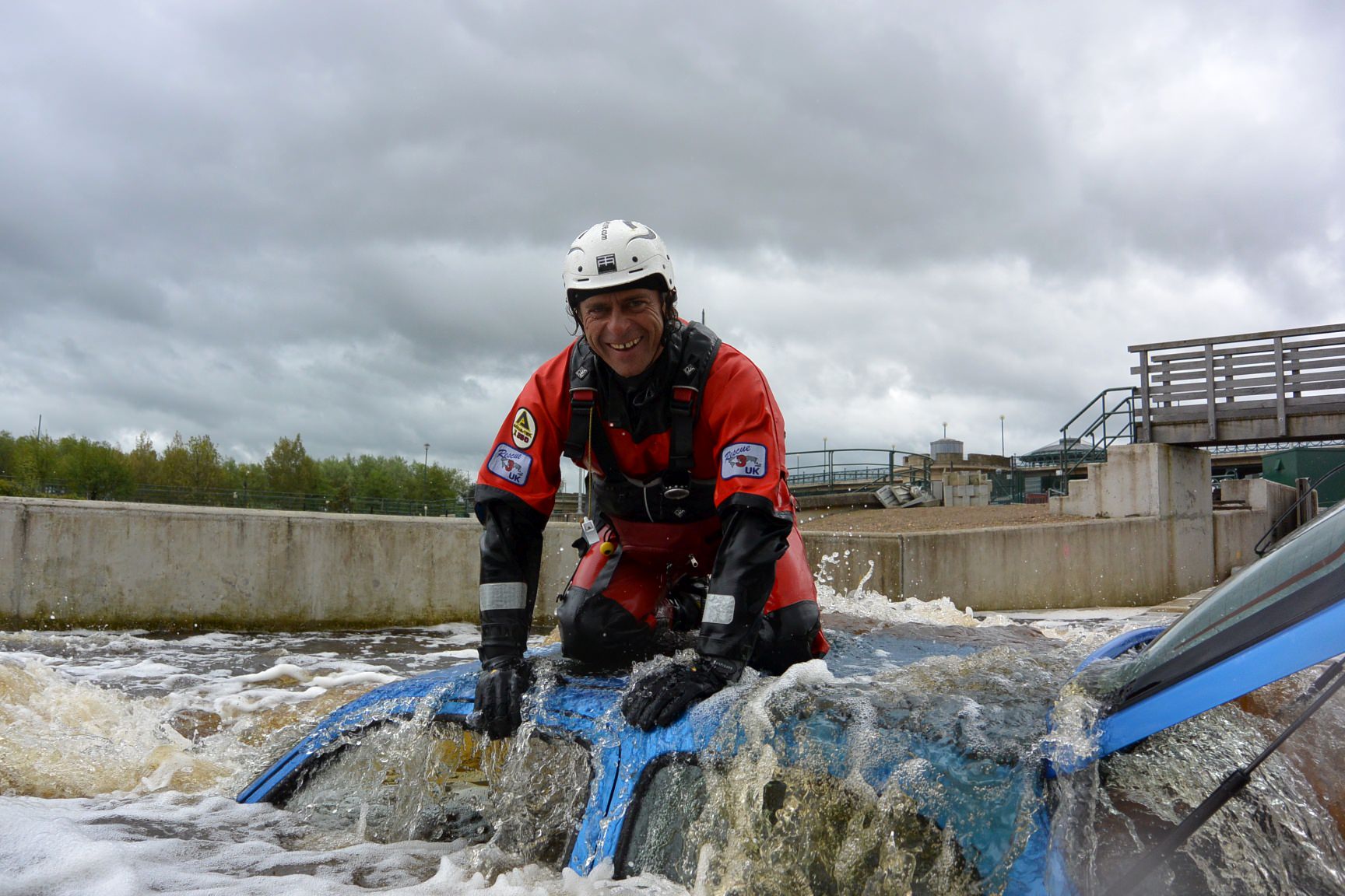 Rescue training with instructor David Alemanni